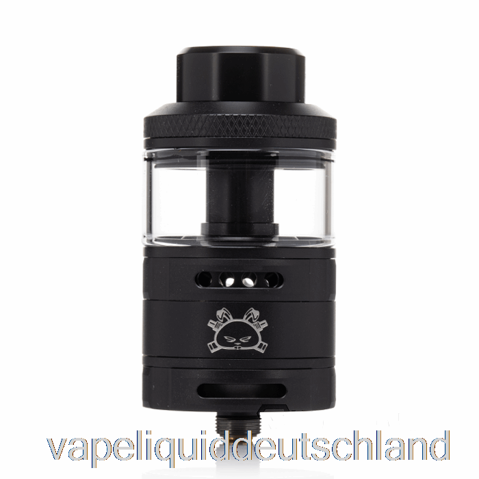 Hellvape Fat Rabbit 28mm RTA Schwarz Mit Weißem Logo Vape Deutschland